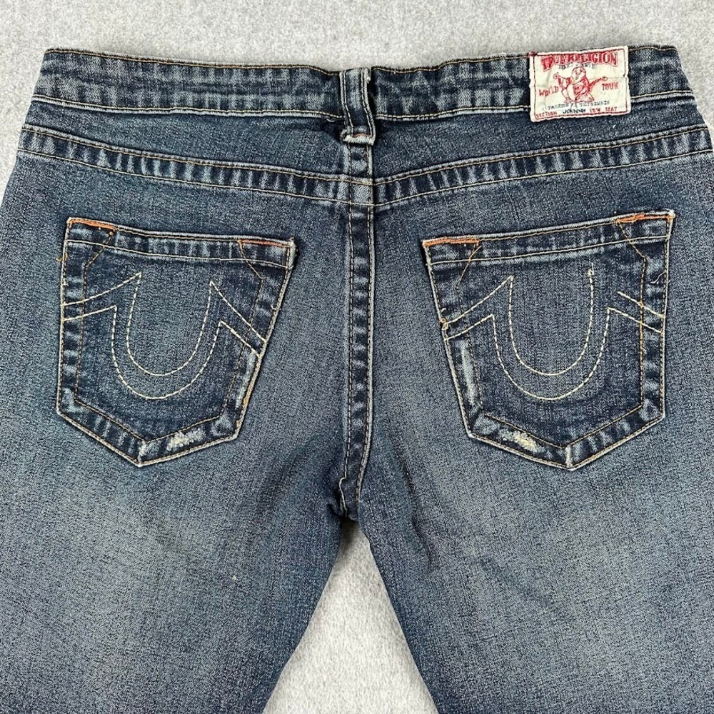 True Religion Brand Jeans‎ Womens 32 Bootcut Denim Made in USA Low Rise